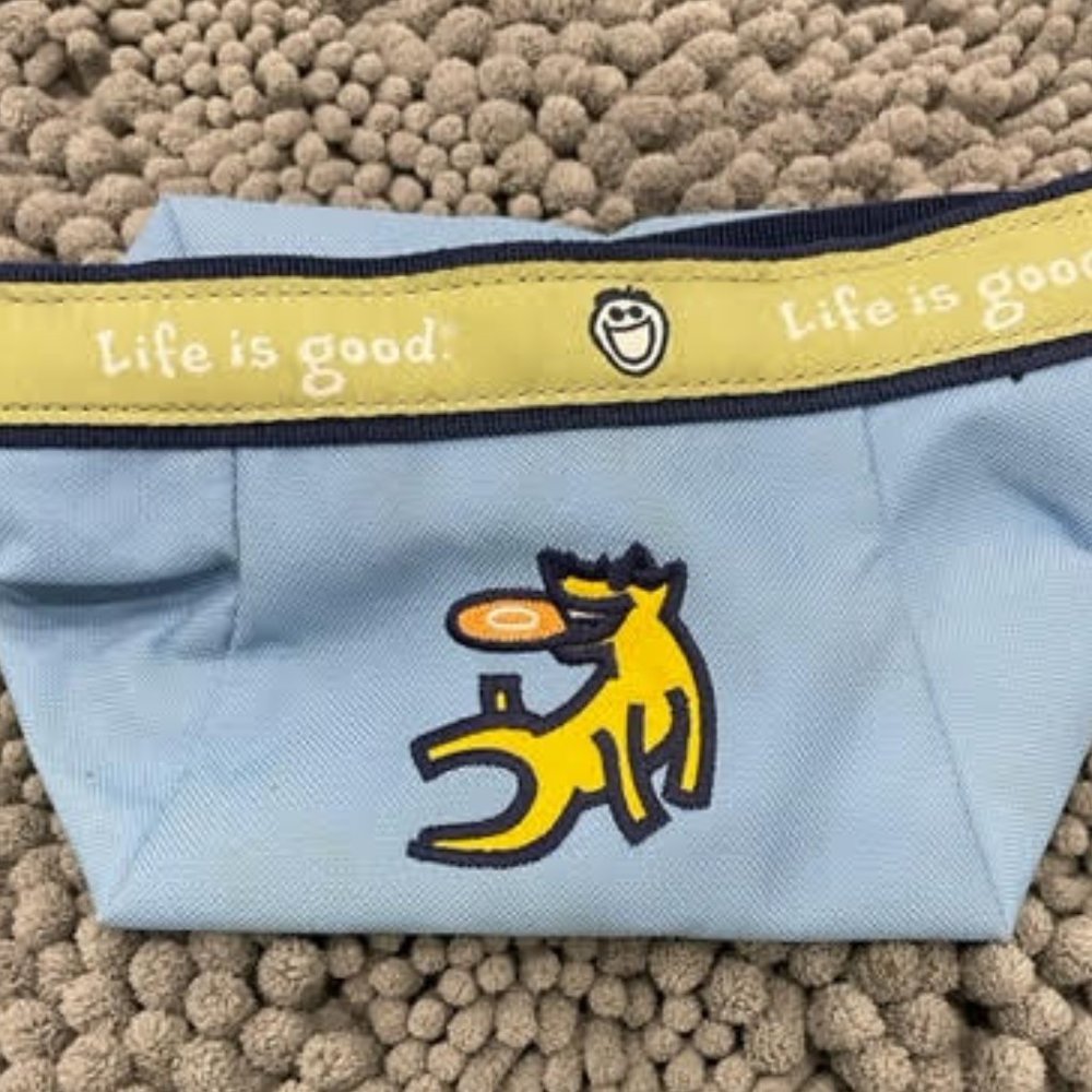 ☘️🎉HP All Things Pets☘️🎉 NWOT Collapsible Life Is Good Dog Water bowl